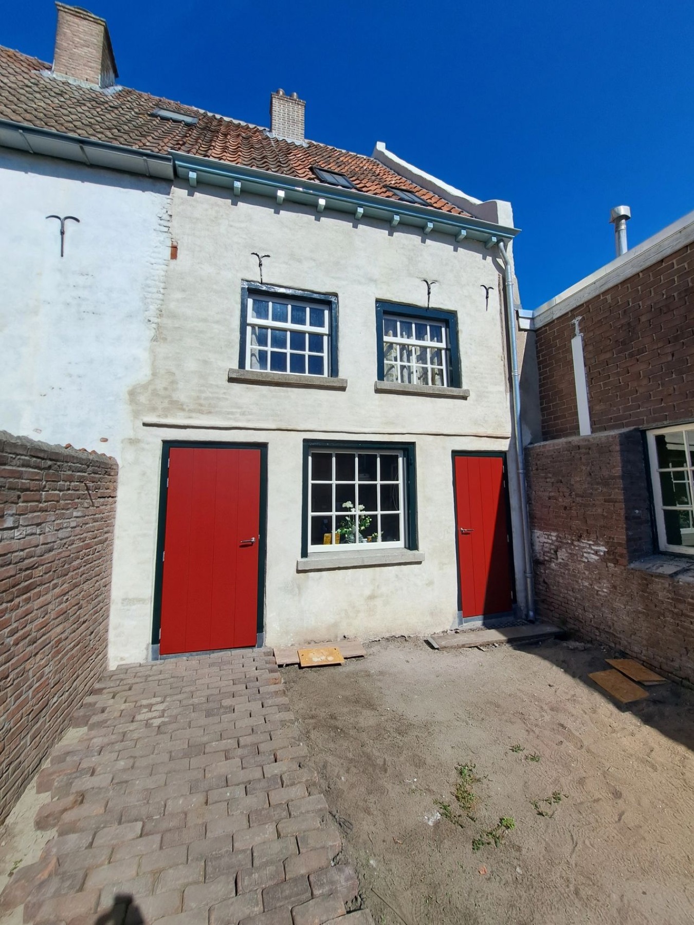 Voorgevel na oplevering